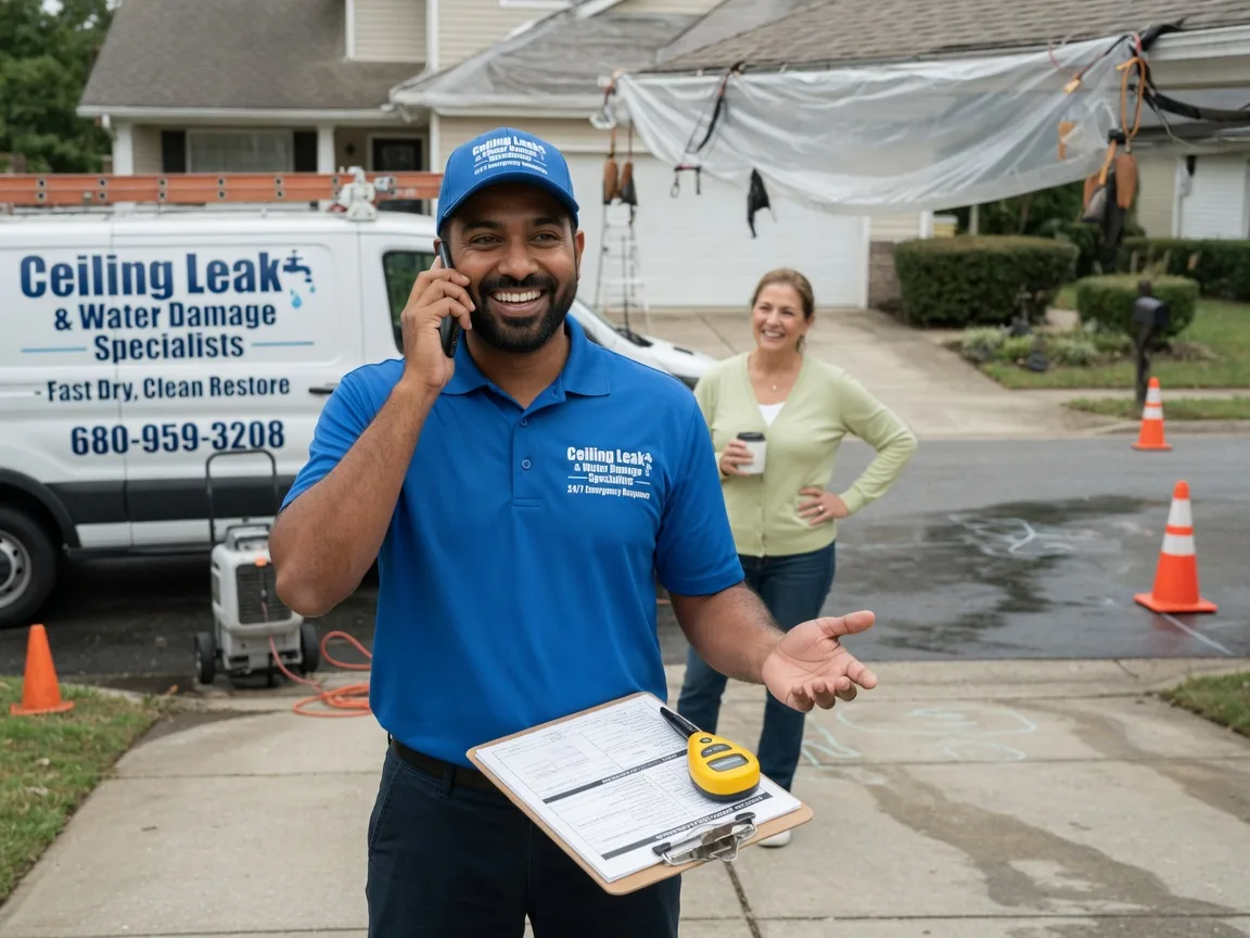 Ceiling Leak Cleanup Hammond, WI FAQs